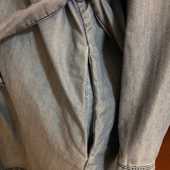 XS AQUA Chambray Dress like Denim - Picture 11 of 13